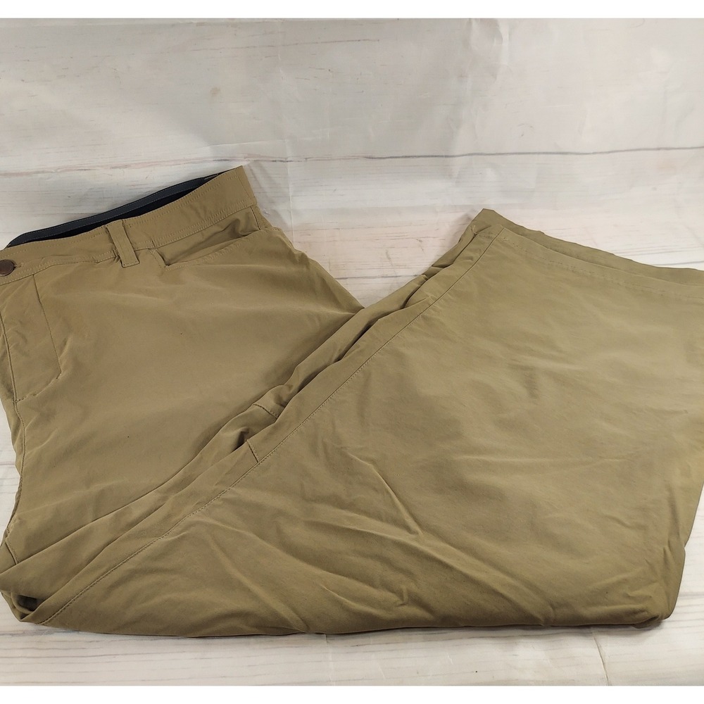 ZeroXposur Men's Travel Series Pants Khaki Size 44x29 Nylon Spandex Blend‎
